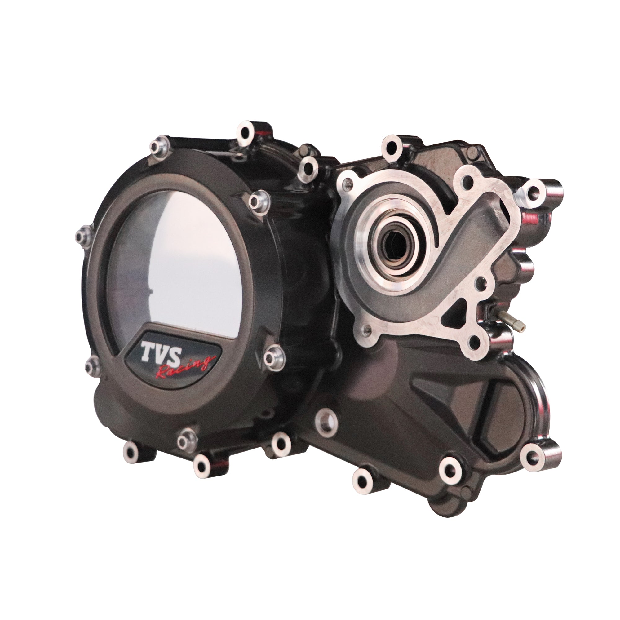 TVS Transparent Cover Clutch for RR 310|Titan Grey|Anti Fog